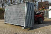 Johnny servis mobilní oplocení -Ocelový kontejner transport_rack_recycled_for_28_fence